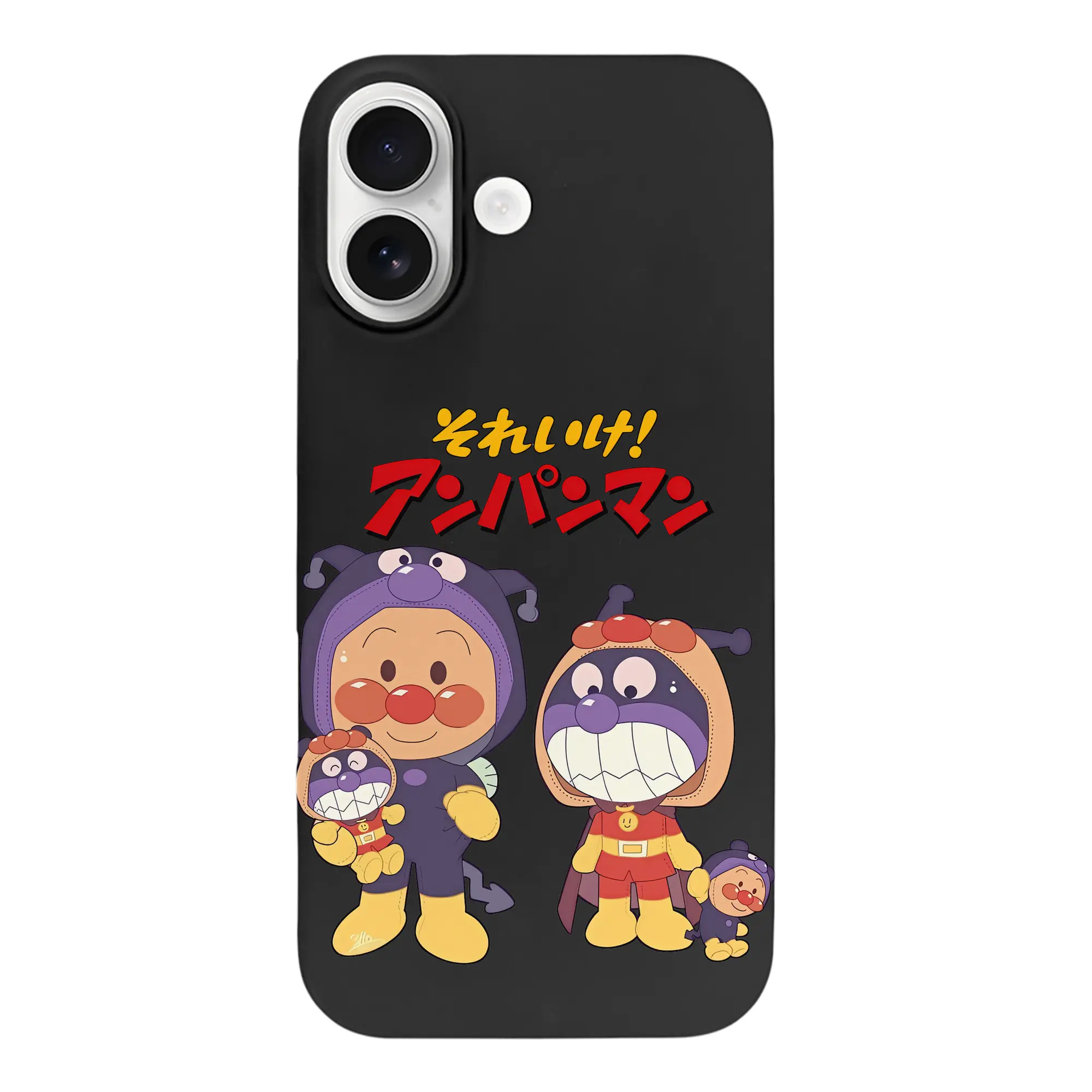 アンパンマン グッズ,ばいきんまん - iPhone 17 シリーズ シリコンケース 薄型 耐衝撃 指紋防止 ソフトタッチカバー 精密フィット 傷防止 保護ケース iPhone 17/17 Air/17 Pro/17 Pro Max 対応